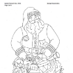 Picture of Santa Portrait Trio - Hand Embroidery Pattern - Shipped
