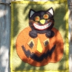 Picture of Pepper in the Pumpkin - Wool Applique Pattern - Download