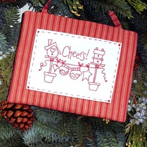 Picture of Holiday Cheer! Ornament - Hand Embroidery Kit