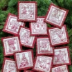 Picture of Classic Red & White Ornaments - BBD No-Trace