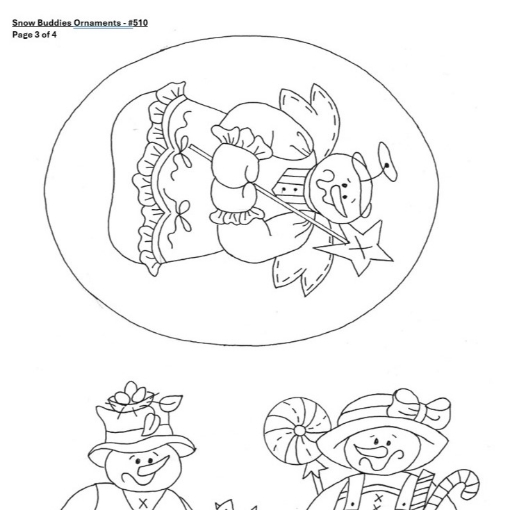 Picture of Snow Buddies Ornaments - BBD No-Trace