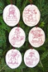 Picture of Snow Buddies Ornaments - Hand Embroidery Pattern - Download