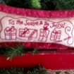Picture of Be Jolly Pin Cushion - Hand Embroidery Pattern - Download
