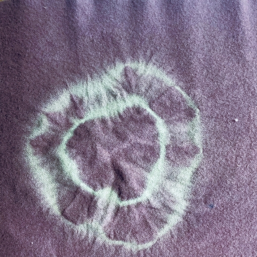 Picture of Wool - Plum Tie-Dyed