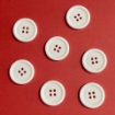 Picture of White 4 Hole Buttons (Pack of 7)
