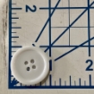 Picture of White 4 Hole Buttons (Pack of 7)