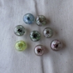 Colorful Flower Glass Beads