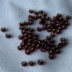 Dark Red Glass Beads