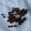 Dark Red Glass Beads