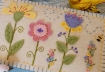 Summer's Garden Pin Cushion - Wool Applique Pattern