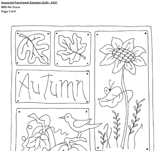 Seasonal Patchwork Sampler Quilt