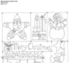 Merry Christmas Sampler - Hand Embroidery Pattern