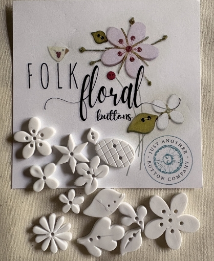 Picture of Folk Floral Buttons