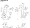 Snowmen by the Dozen - Hand Embroidery Pattern