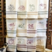 Fruit & Veggie Tea Towel Collection - Hand Embroidery Pattern
