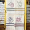 Fruit & Veggie Tea Towel Collection - Hand Embroidery Pattern