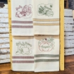 Fruit & Veggie Tea Towel Collection - Hand Embroidery Pattern