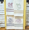 Fruit & Veggie Tea Towel Collection - Hand Embroidery Pattern
