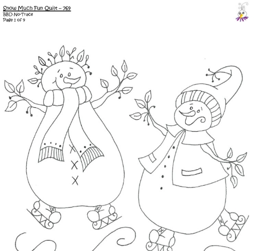 Snow Much Fun Quilt - BBD No-Trace