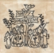 Country Happy Halloween Machine Embroidery Pattern